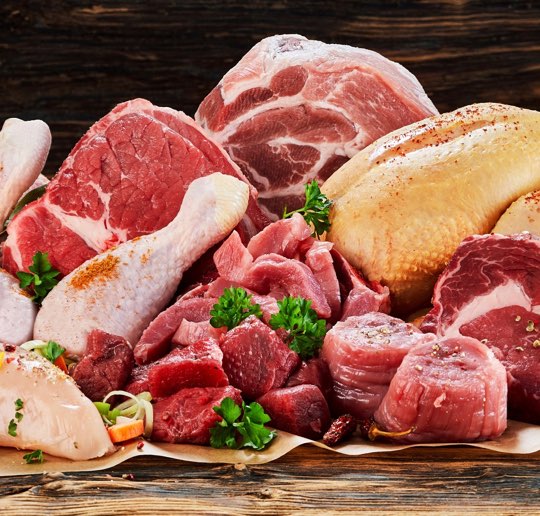 Photo d'illustration : différentes pièces de viande